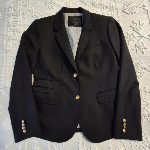 J. Crew "Original Schoolboy" Gold Button Blazer - Picture 2 of 15